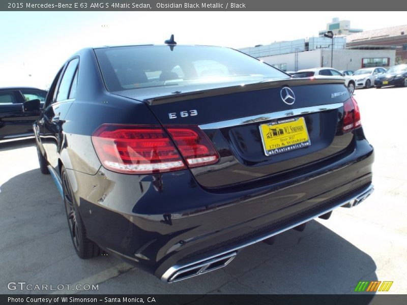 Obsidian Black Metallic / Black 2015 Mercedes-Benz E 63 AMG S 4Matic Sedan