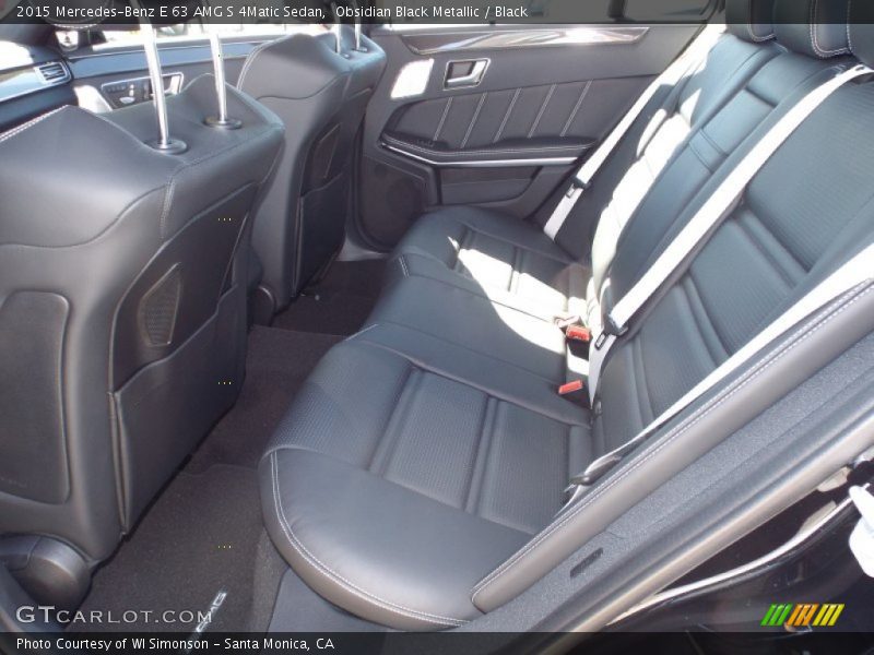 Rear Seat of 2015 E 63 AMG S 4Matic Sedan