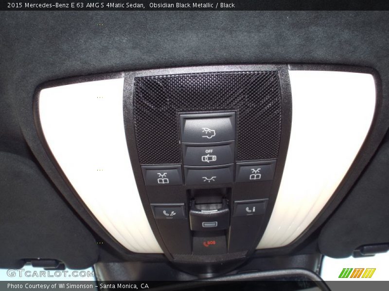 Controls of 2015 E 63 AMG S 4Matic Sedan