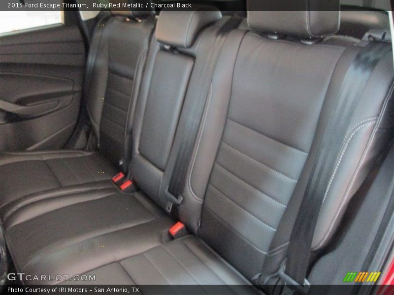Ruby Red Metallic / Charcoal Black 2015 Ford Escape Titanium