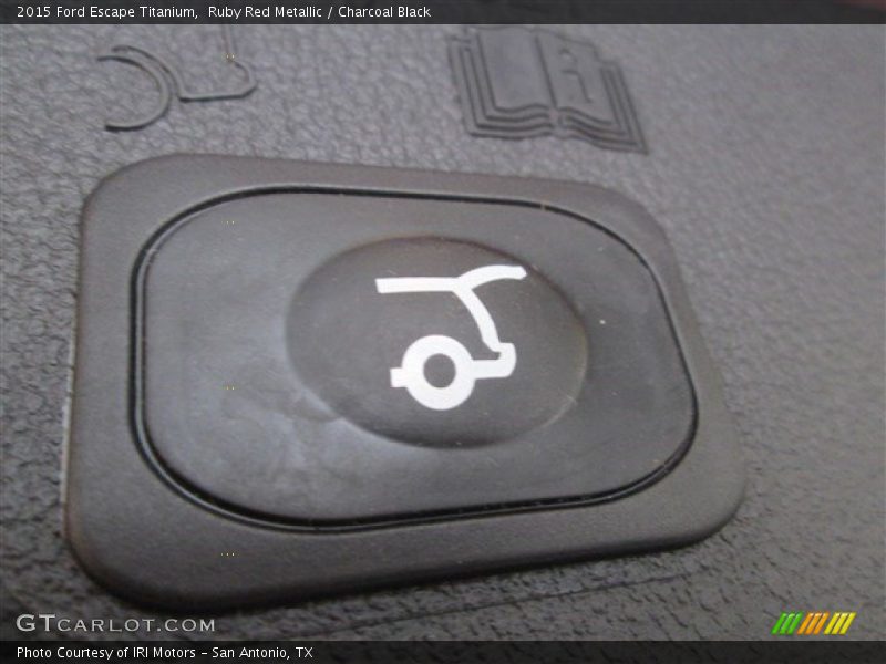 Ruby Red Metallic / Charcoal Black 2015 Ford Escape Titanium