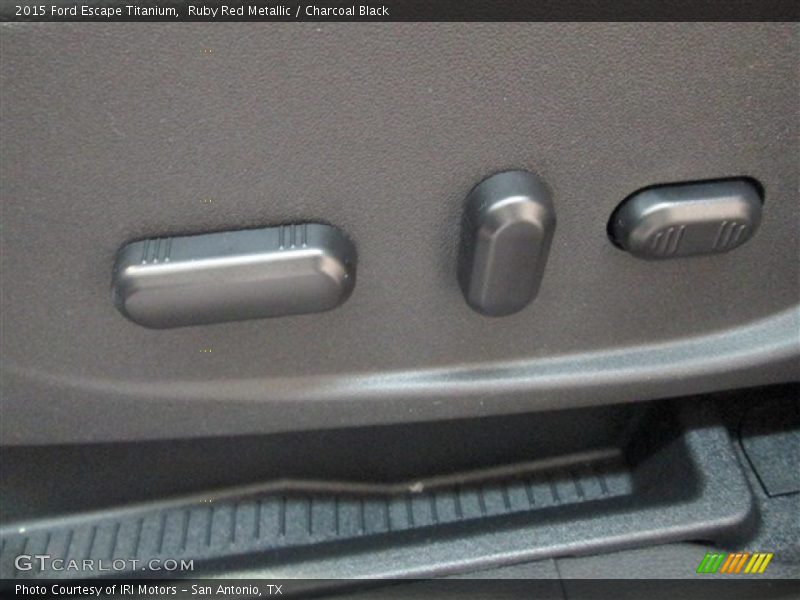 Ruby Red Metallic / Charcoal Black 2015 Ford Escape Titanium