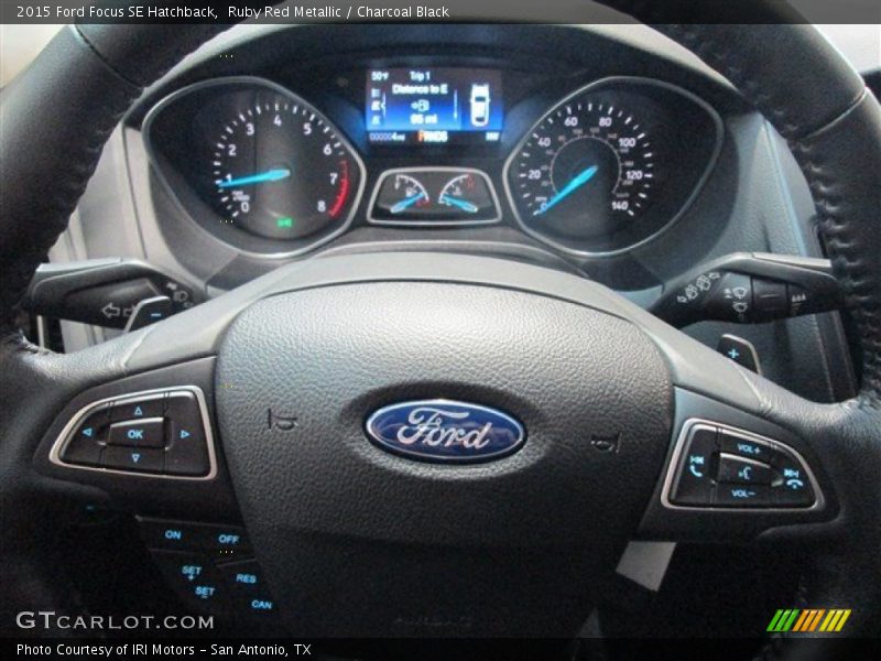 Ruby Red Metallic / Charcoal Black 2015 Ford Focus SE Hatchback