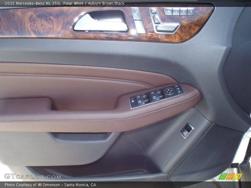 Polar White / Auburn Brown/Black 2015 Mercedes-Benz ML 350