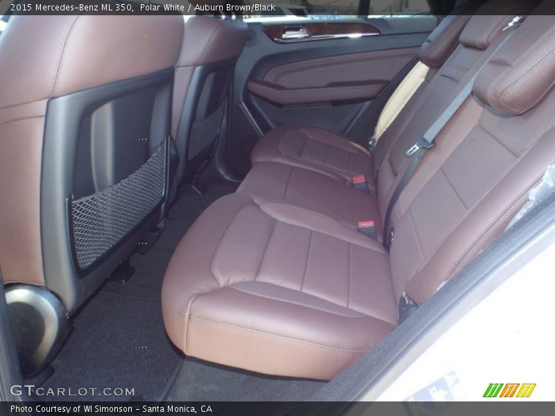 Polar White / Auburn Brown/Black 2015 Mercedes-Benz ML 350