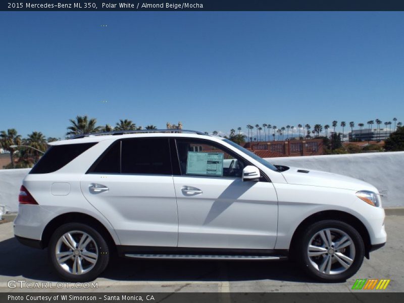 Polar White / Almond Beige/Mocha 2015 Mercedes-Benz ML 350