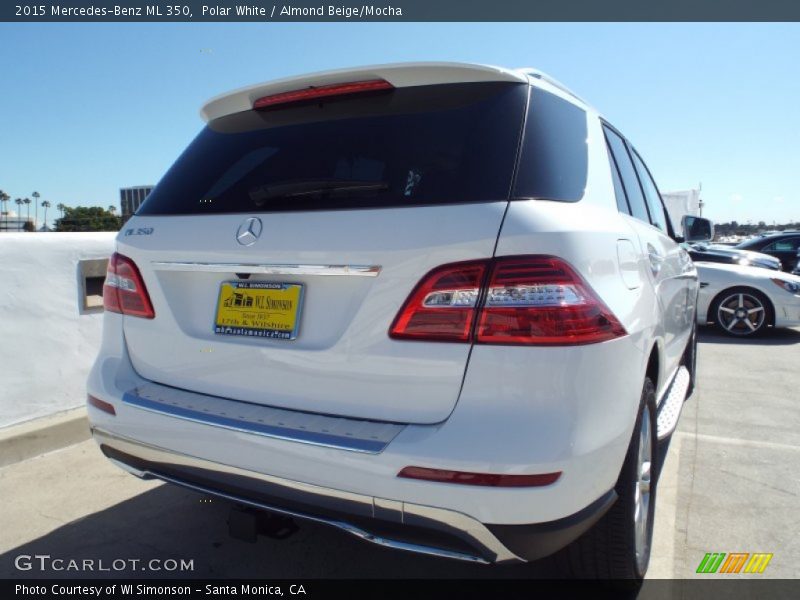 Polar White / Almond Beige/Mocha 2015 Mercedes-Benz ML 350