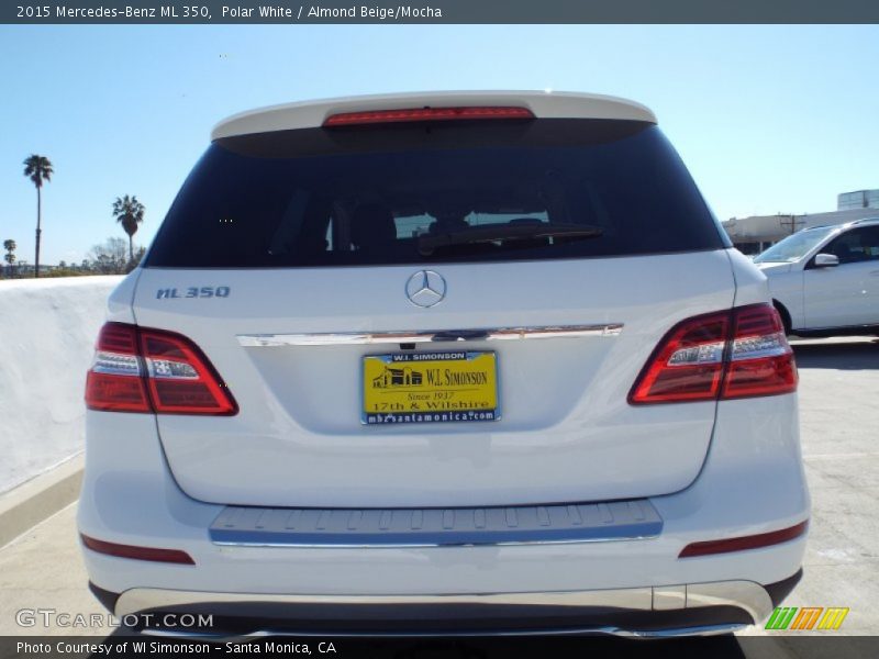 Polar White / Almond Beige/Mocha 2015 Mercedes-Benz ML 350