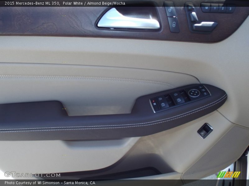 Polar White / Almond Beige/Mocha 2015 Mercedes-Benz ML 350