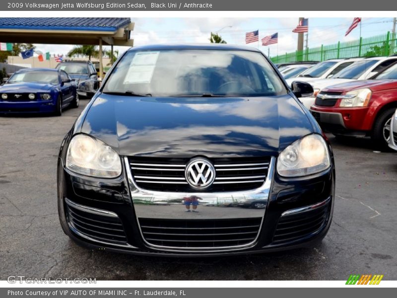 Black Uni / Anthracite 2009 Volkswagen Jetta Wolfsburg Edition Sedan