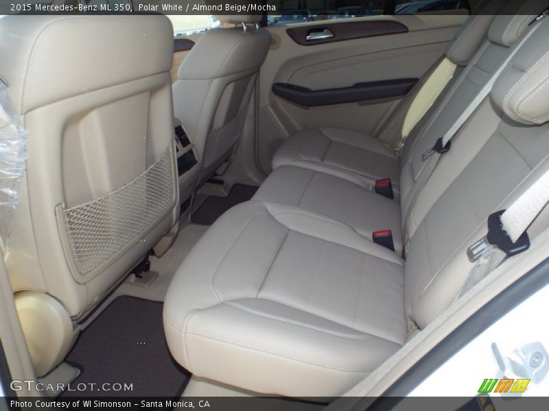 Polar White / Almond Beige/Mocha 2015 Mercedes-Benz ML 350