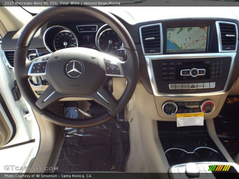 Polar White / Almond Beige/Mocha 2015 Mercedes-Benz ML 350