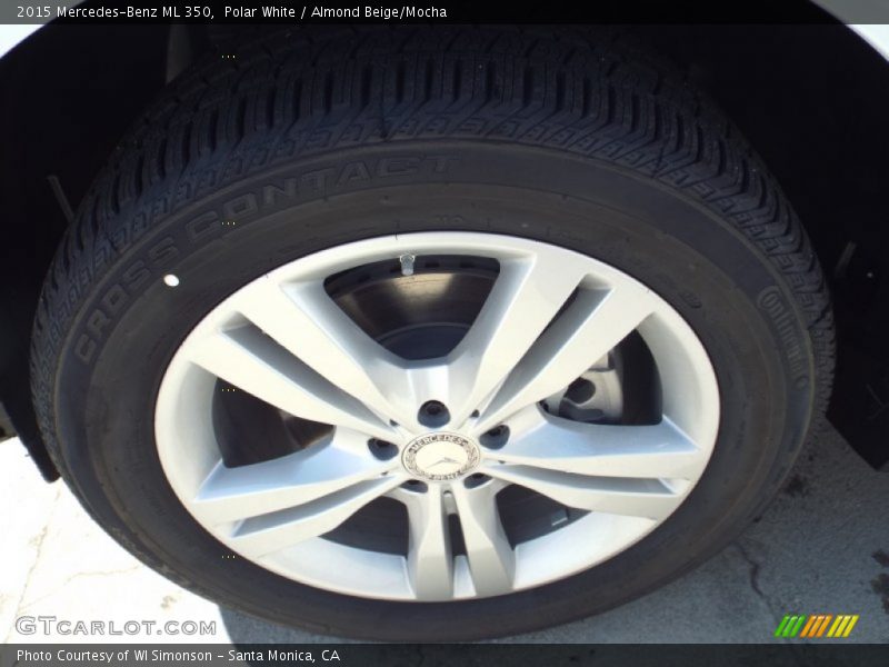 Polar White / Almond Beige/Mocha 2015 Mercedes-Benz ML 350