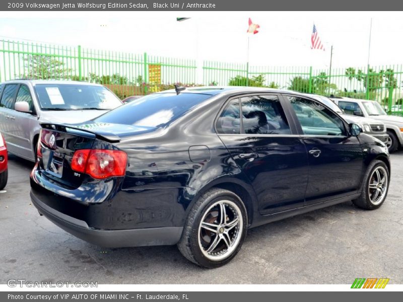 Black Uni / Anthracite 2009 Volkswagen Jetta Wolfsburg Edition Sedan