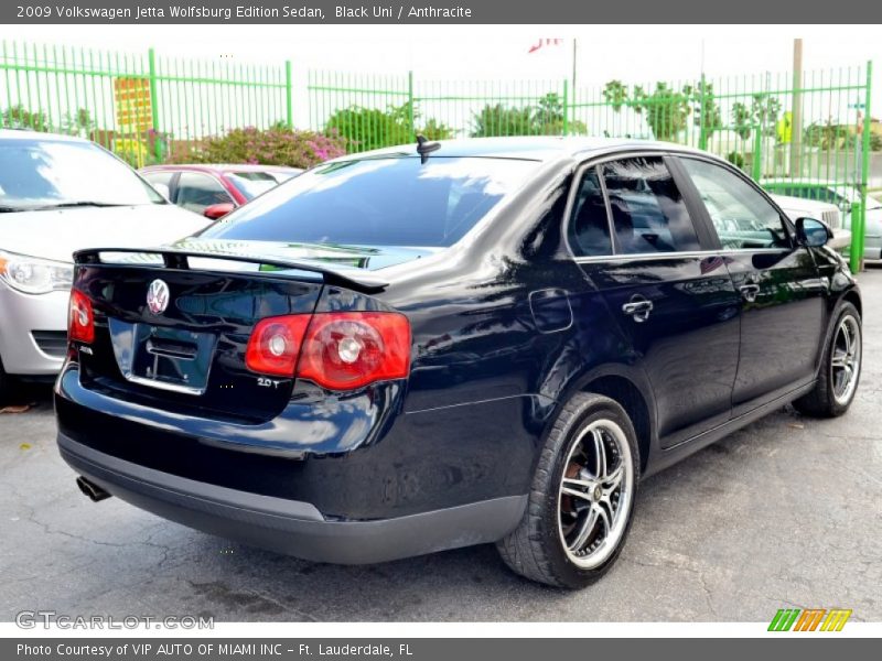 Black Uni / Anthracite 2009 Volkswagen Jetta Wolfsburg Edition Sedan