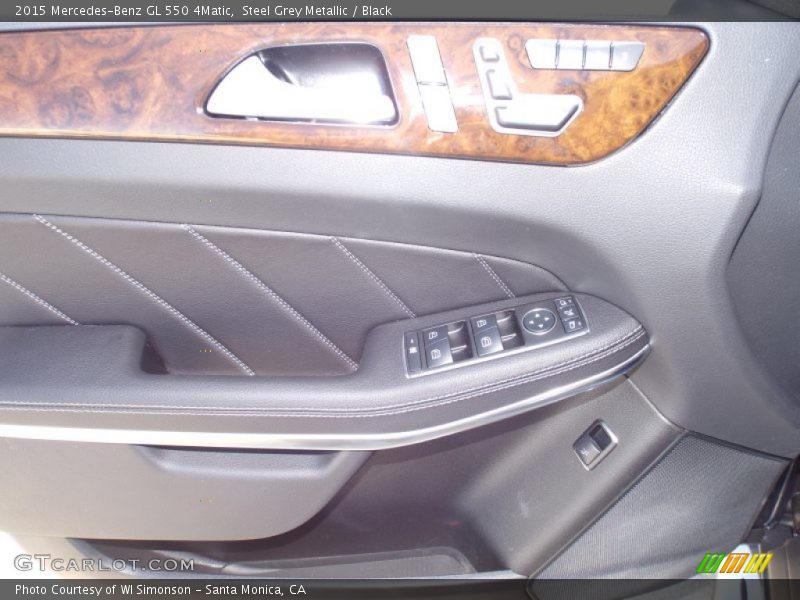 Steel Grey Metallic / Black 2015 Mercedes-Benz GL 550 4Matic