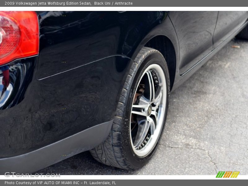 Black Uni / Anthracite 2009 Volkswagen Jetta Wolfsburg Edition Sedan