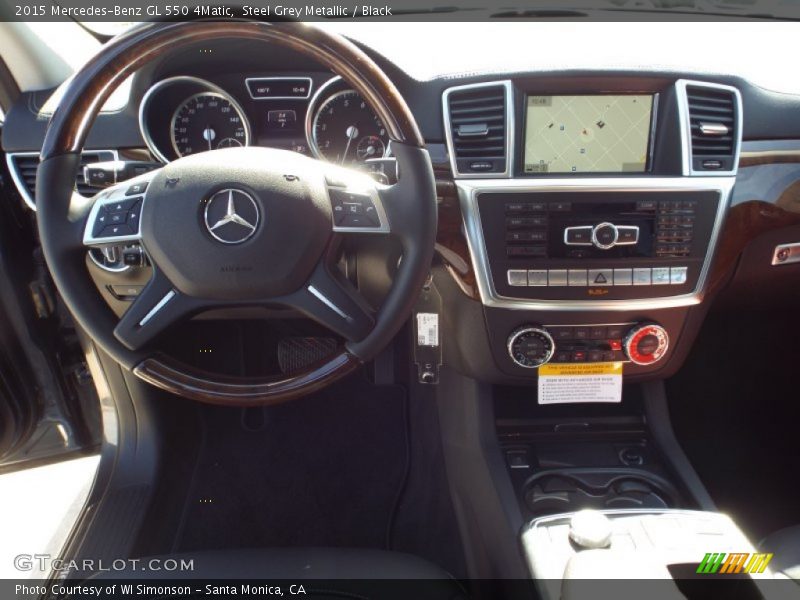 Steel Grey Metallic / Black 2015 Mercedes-Benz GL 550 4Matic