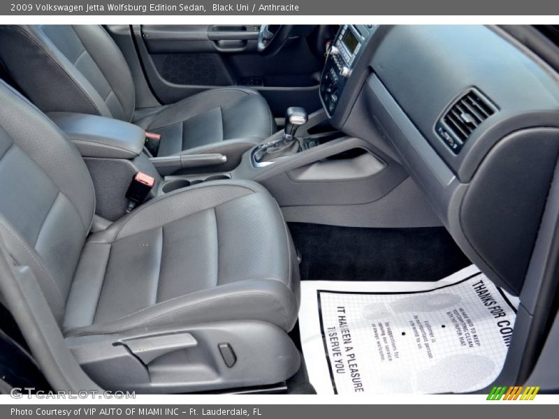 Black Uni / Anthracite 2009 Volkswagen Jetta Wolfsburg Edition Sedan
