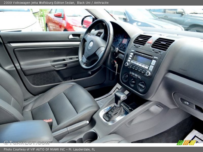 Black Uni / Anthracite 2009 Volkswagen Jetta Wolfsburg Edition Sedan