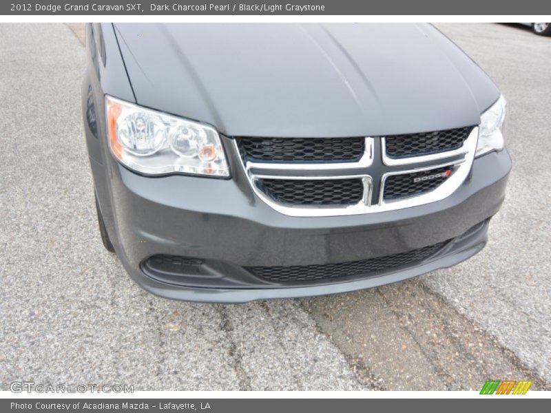 Dark Charcoal Pearl / Black/Light Graystone 2012 Dodge Grand Caravan SXT
