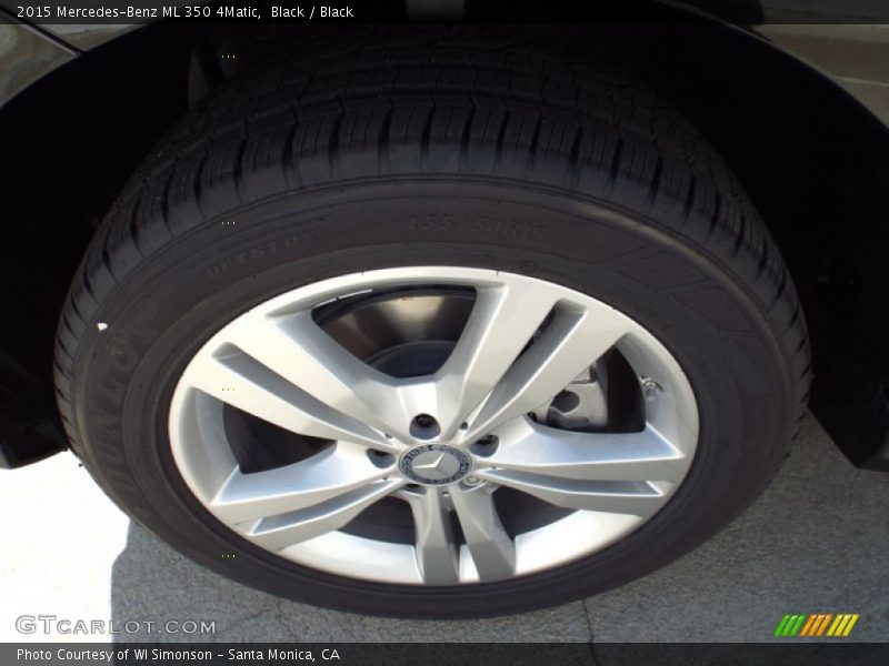 Black / Black 2015 Mercedes-Benz ML 350 4Matic