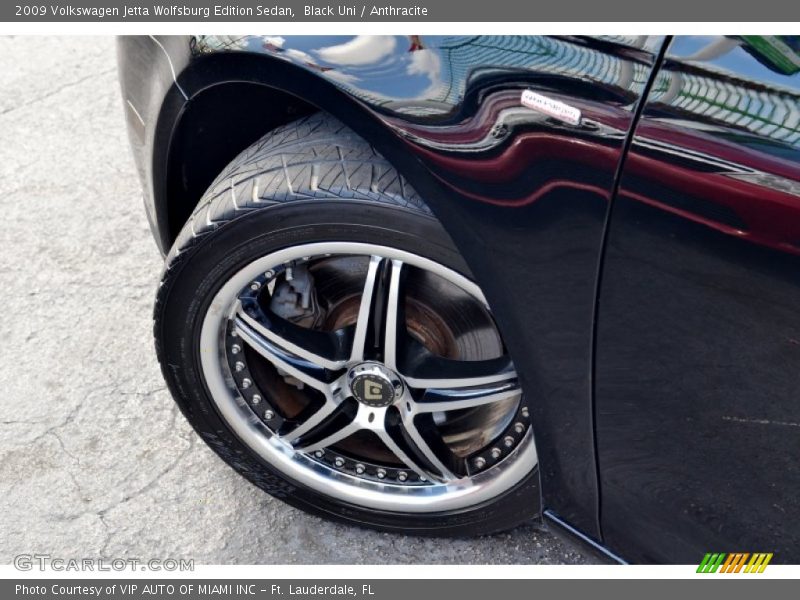 Black Uni / Anthracite 2009 Volkswagen Jetta Wolfsburg Edition Sedan