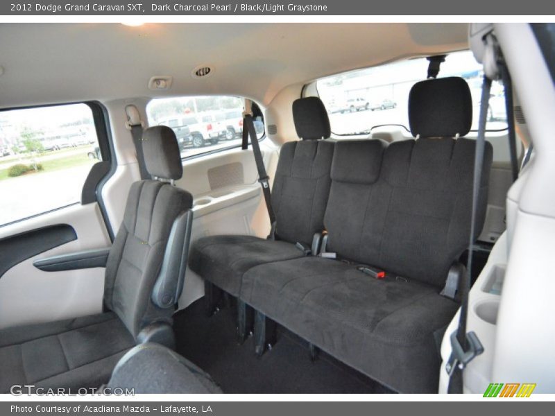 Dark Charcoal Pearl / Black/Light Graystone 2012 Dodge Grand Caravan SXT