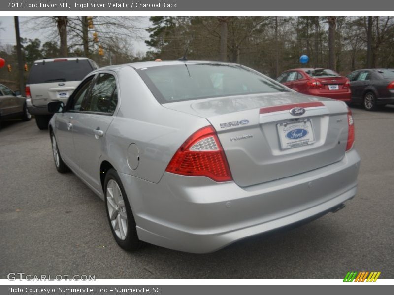Ingot Silver Metallic / Charcoal Black 2012 Ford Fusion SEL