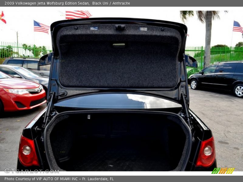 Black Uni / Anthracite 2009 Volkswagen Jetta Wolfsburg Edition Sedan