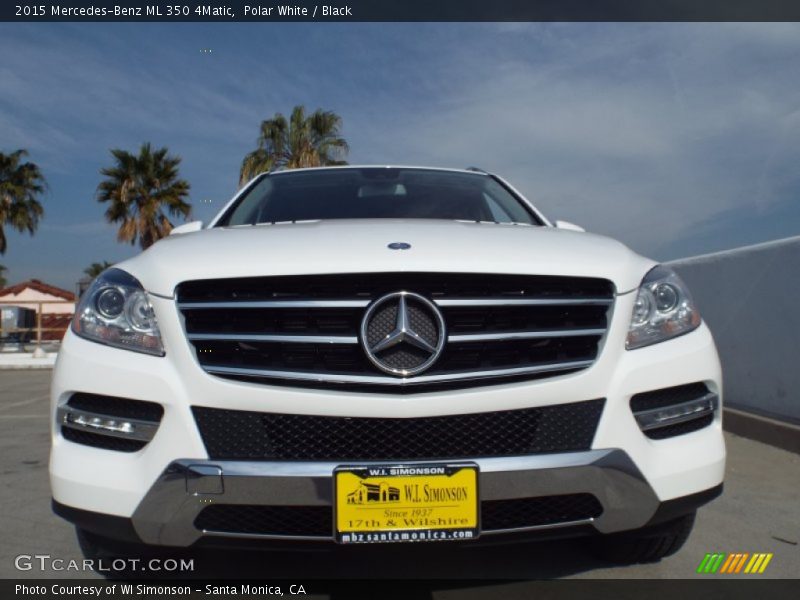 Polar White / Black 2015 Mercedes-Benz ML 350 4Matic