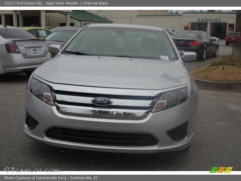 Ingot Silver Metallic / Charcoal Black 2012 Ford Fusion SEL