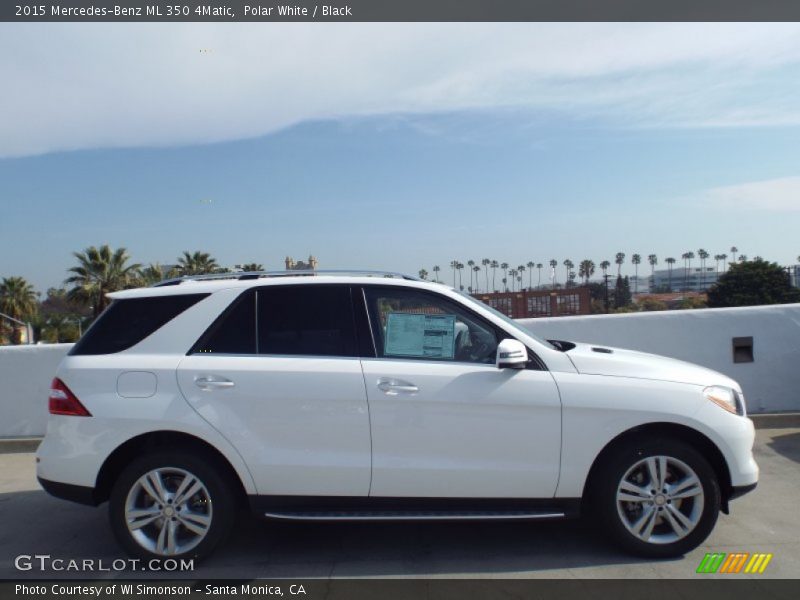 Polar White / Black 2015 Mercedes-Benz ML 350 4Matic