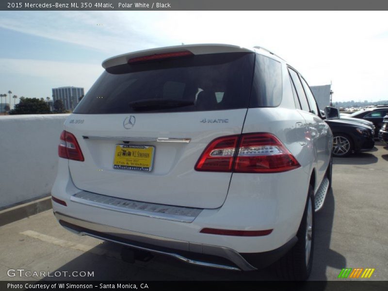 Polar White / Black 2015 Mercedes-Benz ML 350 4Matic