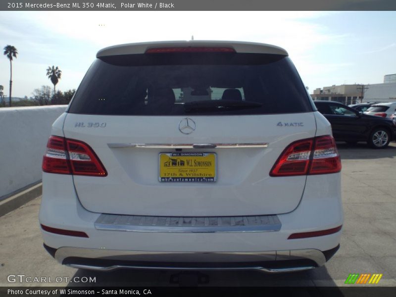 Polar White / Black 2015 Mercedes-Benz ML 350 4Matic