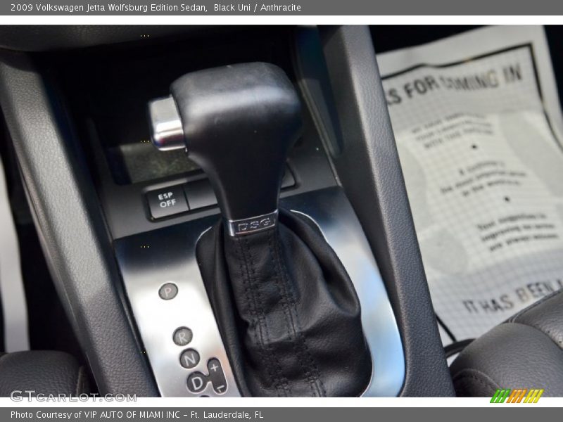 Black Uni / Anthracite 2009 Volkswagen Jetta Wolfsburg Edition Sedan