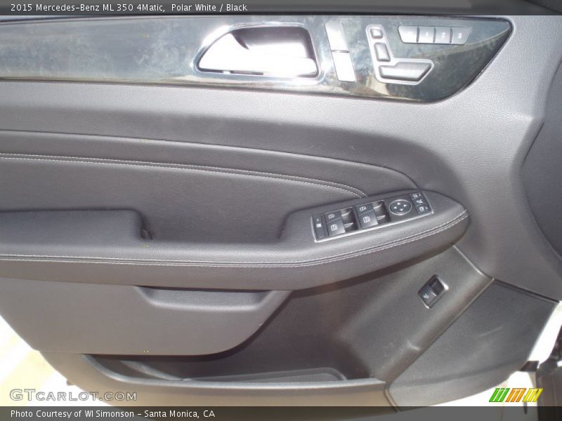 Polar White / Black 2015 Mercedes-Benz ML 350 4Matic