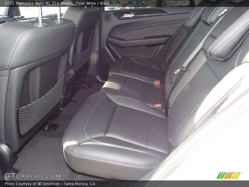 Polar White / Black 2015 Mercedes-Benz ML 350 4Matic