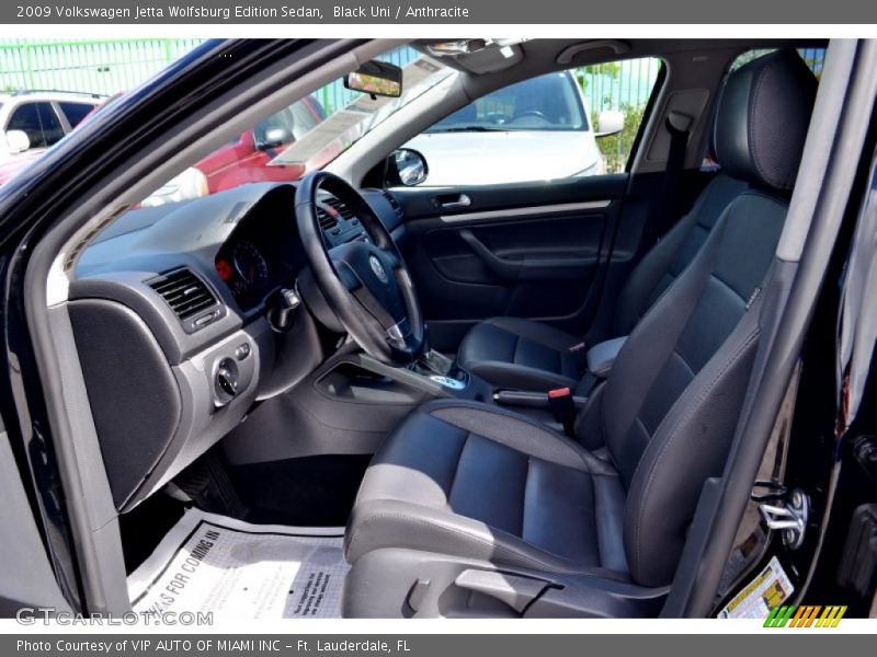 Black Uni / Anthracite 2009 Volkswagen Jetta Wolfsburg Edition Sedan