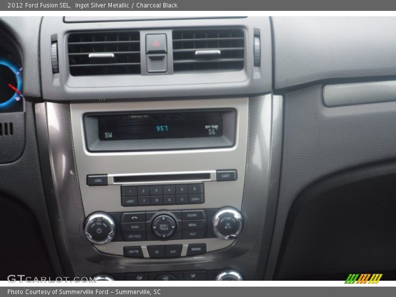 Ingot Silver Metallic / Charcoal Black 2012 Ford Fusion SEL