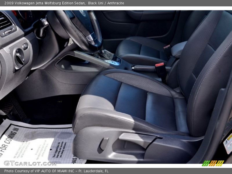 Black Uni / Anthracite 2009 Volkswagen Jetta Wolfsburg Edition Sedan