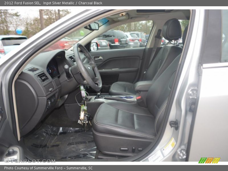 Ingot Silver Metallic / Charcoal Black 2012 Ford Fusion SEL