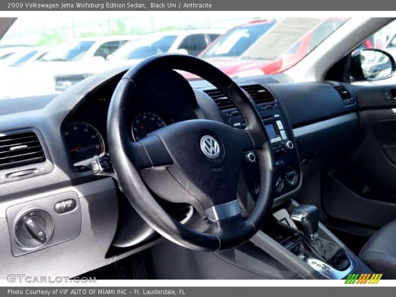 Black Uni / Anthracite 2009 Volkswagen Jetta Wolfsburg Edition Sedan