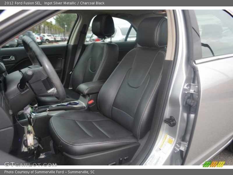 Ingot Silver Metallic / Charcoal Black 2012 Ford Fusion SEL