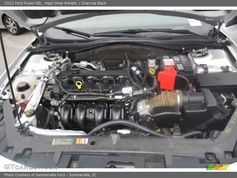 Ingot Silver Metallic / Charcoal Black 2012 Ford Fusion SEL