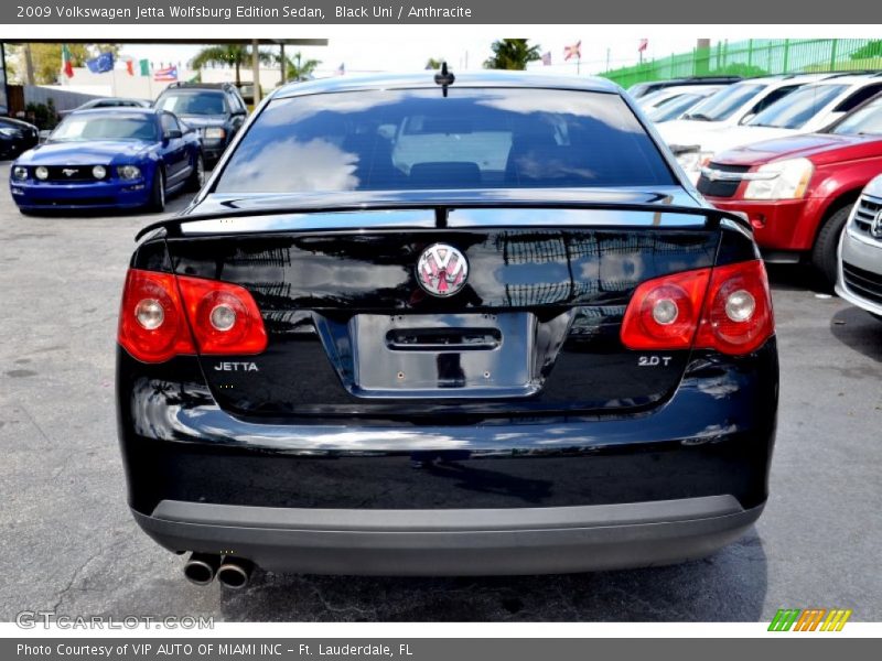 Black Uni / Anthracite 2009 Volkswagen Jetta Wolfsburg Edition Sedan