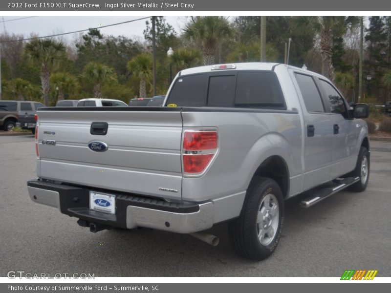 Ingot Silver Metallic / Steel Gray 2012 Ford F150 XLT SuperCrew