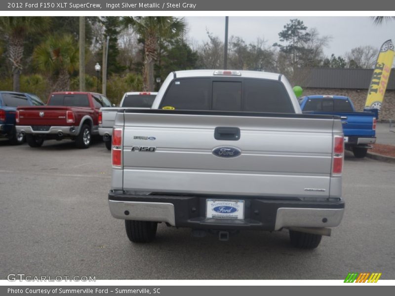 Ingot Silver Metallic / Steel Gray 2012 Ford F150 XLT SuperCrew