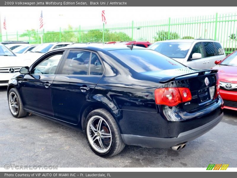Black Uni / Anthracite 2009 Volkswagen Jetta Wolfsburg Edition Sedan