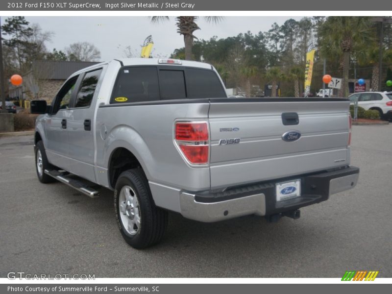 Ingot Silver Metallic / Steel Gray 2012 Ford F150 XLT SuperCrew